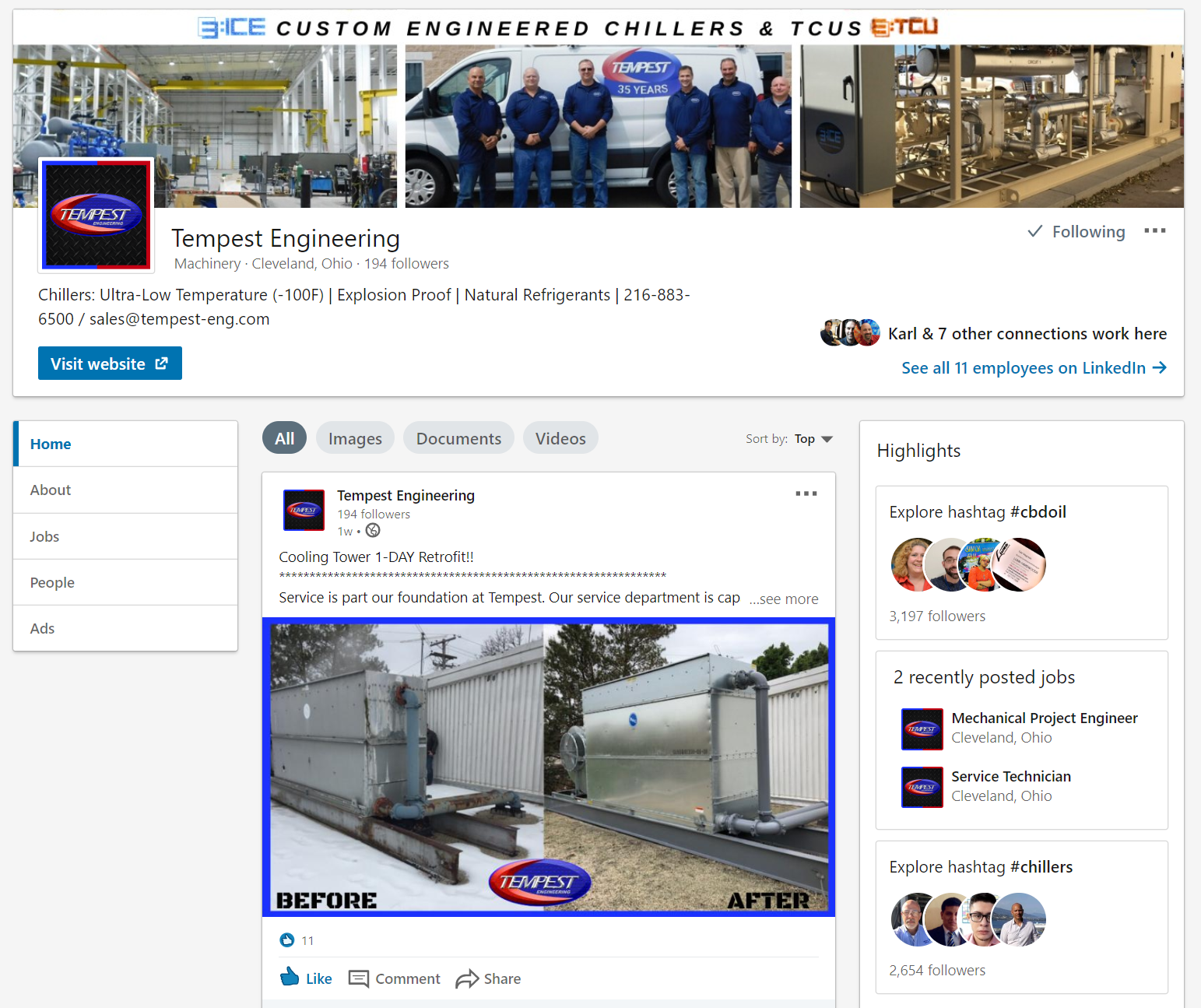 Linkedin Tempest Engineering
